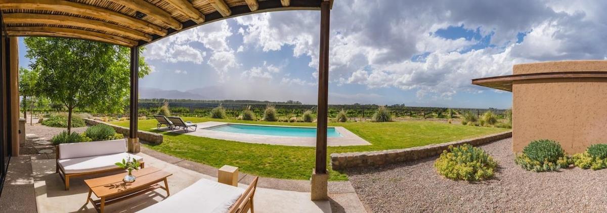 Villa Casa Crux - Bodega Alfa Crux à Eugenio Bustos Extérieur photo